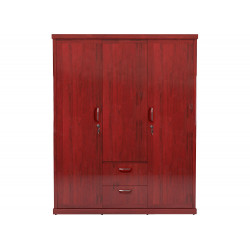 Tủ quần áo gỗ công nghiệp phủ sơn PU 3 buồng The One TA3B2N