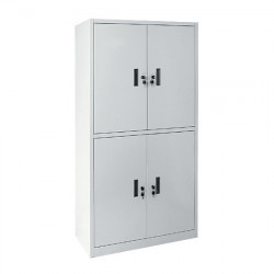 Tủ sắt lắp ghép sơn tĩnh điện đựng hồ sơ tài liệu văn phòng có 4 khoang 4 cánh mở TS05-B