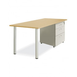 Bàn chân sắt trụ mặt gỗ hộc liền NT190 BCT14HS3/BCT16HS3/BCT18HS3