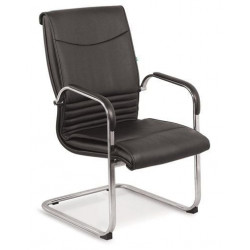 Ghế chân quỳ khung mạ/inox đệm da PU NT190 GQ04B.1