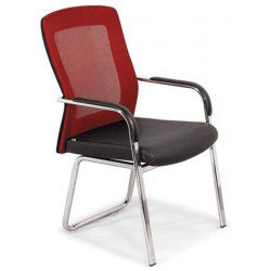 Ghế quỳ chân mạ lưng lưới, đệm da PU viền lưới NT190 GQ13