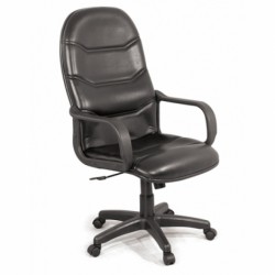 Ghế xoay chân sao nhựa lưng cao tựa liền bọc vải da PU GX14C-N