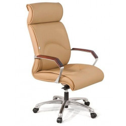 Ghế xoay lãnh đạo lưng cao đệm da PU chân mạ/hợp kim NT190 GX201.3