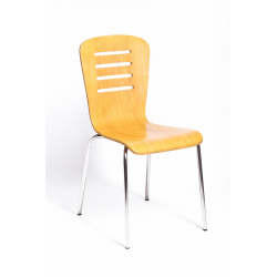 Ghế tựa lưng gỗ ép định hình chân inox Phú Mỹ G25