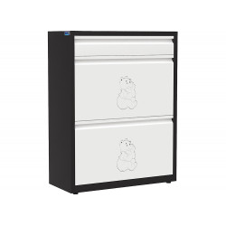 Tủ giày sắt 2 cánh lật rộng 70cm The One TG02