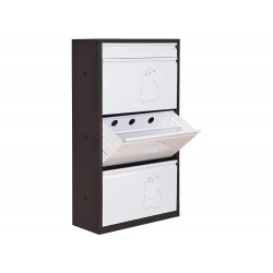 Tủ giày sắt 3 cánh lật rộng 70cm The One TG03