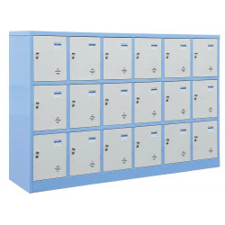 Tủ sắt locker để đồ mẫu giáo 18 ngăn The One TMG983-6K