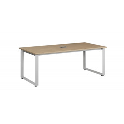 Bàn họp chân sắt mặt gỗ 1m8/2m/2m4 The One HRH1810C5/HRH2010C5/HRH2412C5