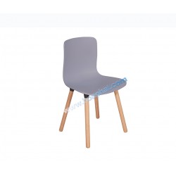 Ghế chân tĩnh hòa phát khung gỗ, đệm và tựa bằng nhựa dùng làm ghế ngồi quán cafe hoặc gia đình hay văn phòng G43