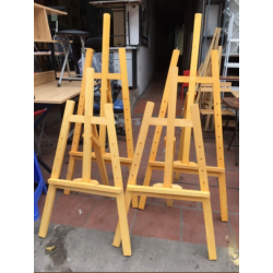 Giá vẽ tranh gỗ gấp gọn điều chỉnh cao 1.3m – Bán và cho thuê dụng cụ vẽ di động, bền chắc