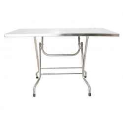 Bàn ăn Inox201 Phú Mỹ B01/B19/B22/B23/B28/B30 chữ nhật gấp gọn giá rẻ