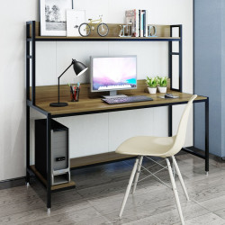 Bàn học kết hợp kệ giá để sách dài 120cm BSK13