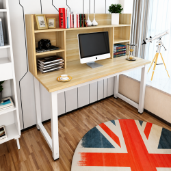 Bàn làm việc chân sắt mặt gỗ hiện đại BSK23