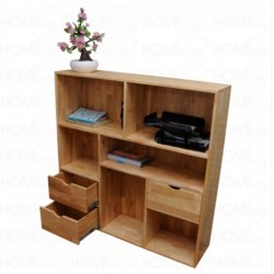 Tủ kệ để sách bằng gỗ thông tự nhiên TKG01