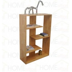 Kệ để sách đứng bằng gỗ 4 tầng so le TKG04