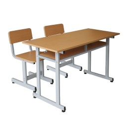 Bộ bàn học gỗ giá rẻ BHS110-6G