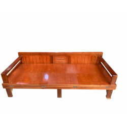 Giường gấp thành ghế gỗ quế đa năng GGG01 tiết kiệm diện tích, bền chắc, tiện lợi