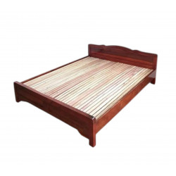 Giường gỗ keo tự nhiên GNK10 giá rẻ – Thiết kế hiện đại, bền chắc, tiết kiệm không gian phòng ngủ