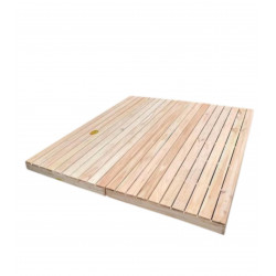 Giát giường hộp nan gỗ tự nhiên cao 9cm DG01 – Thiết kế thấp tiết kiệm không gian, bền chắc