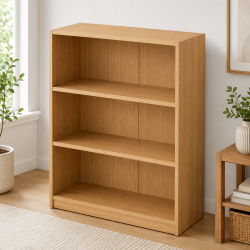 Kệ sách gỗ MDF TKG13 nhỏ gọn 3 tầng để sách hồ sơ rộng 80cm