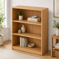 Giá sách đứng gỗ MDF TKG13 nhỏ gọn 3 tầng rộng 80cm
