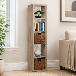 Kệ sách gỗ MDF TKG14 cao 180cm 5 tầng để sách và đồ trang trí