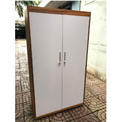 Tủ quần áo 2 cánh gỗ công nghiệp TQA15