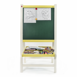 Bảng vẽ sáng tạo 2 mặt Little Picasso Size L 60x100cm cho bé học tập