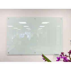 Bảng kính từ viết bút dạ treo tường – Bảng kính văn phòng giá rẻ, hít nam châm, an toàn, dễ vệ sinh