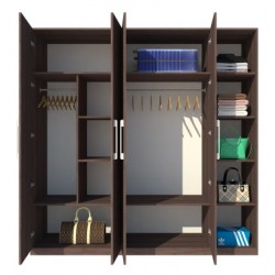 Tủ gỗ công nghiệp để quần áo cánh mở dài 2m2 TQA20 đẹp giá rẻ