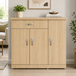 Tủ giày gỗ MDF nhỏ gọn tiết kiệm diện tích phòng khách KĐG04