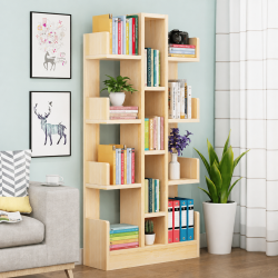 Kệ sách gỗ đứng hình cây trang trí đẹp KSG05