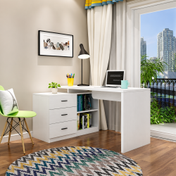 Mẫu bàn làm việc liền tủ sách thông minh BGK14
