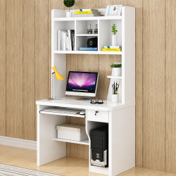 Bàn Học Tại Nhà Liền Giá Sách Gỗ MDF Nhỏ Gọn BGK19