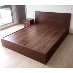 Giường ngủ gỗ công nghiệp giá rẻ rộng 1.2 mét GCN01 