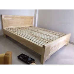 Giường ngủ gỗ sồi trắng 1m8x2m cao cấp GGN11