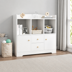 Tủ sách thấp gỗ công nghiệp 100x90cm KSG18