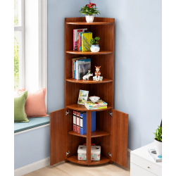 Kệ góc trang trí gỗ công nghiệp KSG23 – Kệ góc phòng khách đẹp, kệ góc tường giá rẻ, kệ sách gỗ tiện dụng