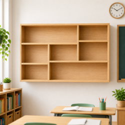 Giá sách treo tường gỗ công nghiệp giá rẻ KSG42