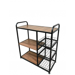 Kệ để đồ nhà bếp và lò vi sóng bằng sắt KVS24