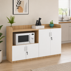 Tủ Kệ Bếp Để Lò Vi Sóng Gỗ MDF Đa Năng Tiết Kiệm KVS33
