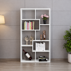 Kệ sách gỗ công nghiệp trang trí phòng khách KSG56