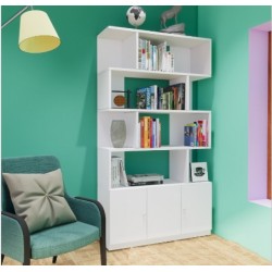 Tủ kệ gỗ để sách và đồ trang trí phòng khách KSG60