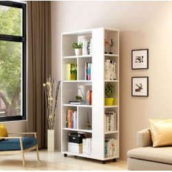 Kệ sách gỗ có bánh xe tiện lợi KGX08