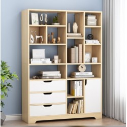 Tủ kệ sách để đồ trang trí có ngăn kéo KSG77