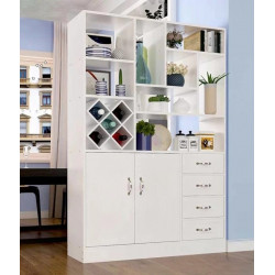 Tủ kệ rượu gỗ trưng bày trang trí phòng khách đẹp TR12