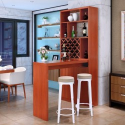 Tủ gỗ đựng rượu kết hợp bàn pha chế TR16