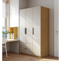 Tủ quần áo gỗ công nghiệp 3 cánh mở giá rẻ TQA43