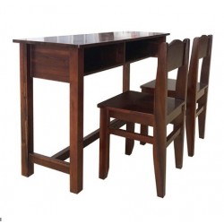 Bộ bàn ghế học sinh tiểu họchòa phát làm bằng gỗ tự nhiên cao 65cm BHS501-3