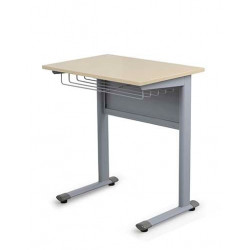 Bàn học sinh 65x45cm chân sơn mặt gỗ có ngăn để đồ NT190 BHS04